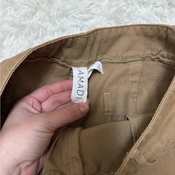 Anthropologie Amadi Cargo Pants Tan Cargo Pants - Picture 4 of 6
